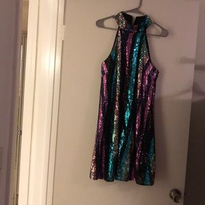 Badgley Mischka Sequin Dress
